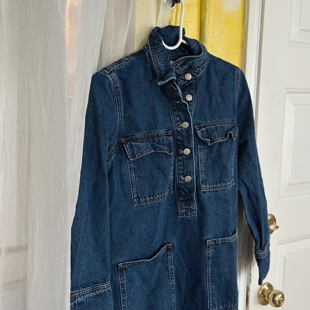 Madewell Denim Button-Up Women's shirt dress